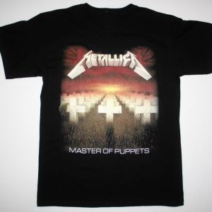 METALLICA MASTER OF PUPPETS'86 NEW BLACK T-SHIRT