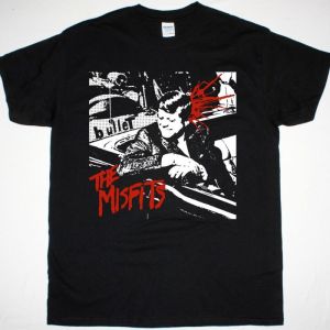 MISFITS BULLET NEW BLACK T SHIRT
