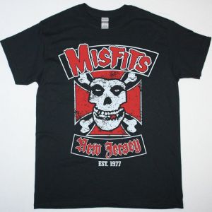 MISFITS EST.1977 NEW BLACK T SHIRT