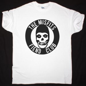 MISFITS THE MISFITS FIEND CLUB NEW WHITE T-SHIRT