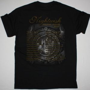 NIGHTWISH DECADES TOUR EUROPE 2018 NEW BLACK T-SHIRT