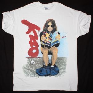 OZZY OSBOURNE NO MORE TOURS NEW WHITE T-SHIRT