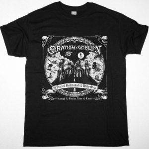 ORANGE GOBLIN ROUGH READY LIVE LOUD 25 YEARS OF BRITISH ROCK AND HEAVY METAL NEW BLACK T-SHIRT