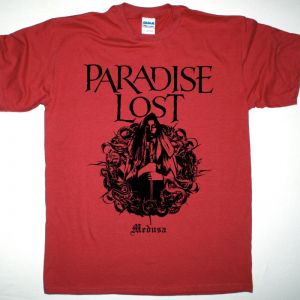 PARADISE LOST MEDUSA NEW RED T SHIRT