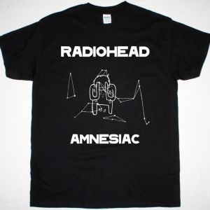 RADIOHEAD AMNESIAC NEW BLACK T-SHIRT
