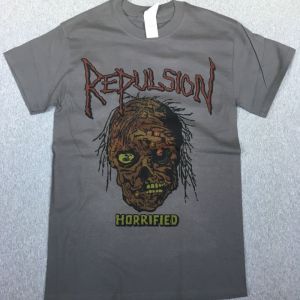 REPULSION HORRIFIED'86 NEW GREY T-SHIRT