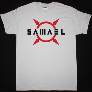 SAMAEL LOGO NEW ICE GREY T-SHIRT