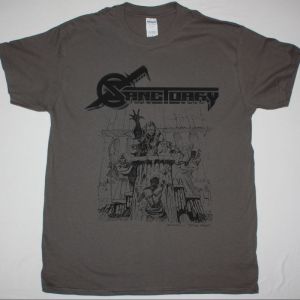 SANCTUARY REFUGE DENIED NEW GREY T-SHIRT