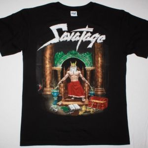 SAVATAGE HALL OF THE MOUNTAIN KING NEW BLACK T-SHIRT