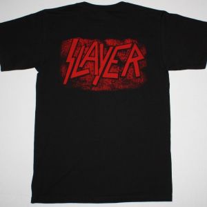 SLAYER SKULL NEW BLACK T-SHIRT