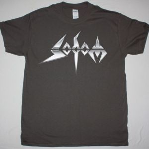 SODOM LOGO NEW GREY T-SHIRT