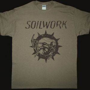 SOILWORK LOGO NEW KAKHI T-SHIRT