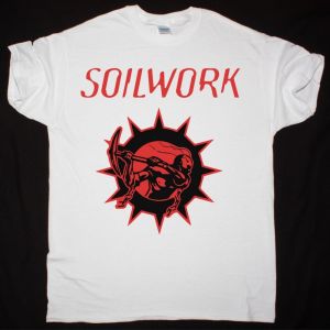 SOILWORK LOGO NEW WHITE T-SHIRT