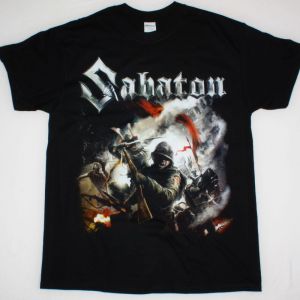 SABATON THE LAST STAND NEW BLACK T-SHIRT