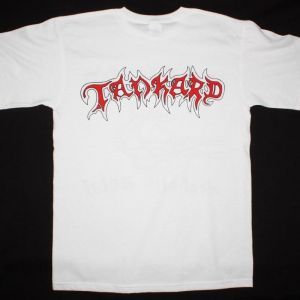 TANKARD ALCOHOLIC METAL 2 NEW WHITE T-SHIRT