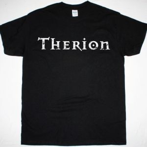 THERION LOGO NEW BLACK T-SHIRT