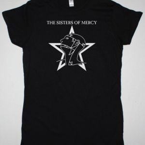 THE SISTERS OF MERCY LOGO NEW BLACK LADY T-SHIRT
