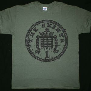 THE SKINTS COIN NEW MILITARY GREEN T-SHIRT