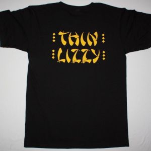 THIN LIZZY CHINATOWN '80 NEW BLACK T-SHIRT