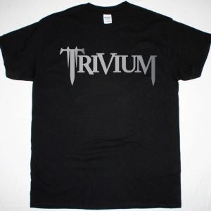 TRIVIUM LOGO NEW BLACK T-SHIRT