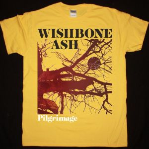 WISHBONE ASH PILGRIMAGE 1971 NEW YELLOW T SHIRT