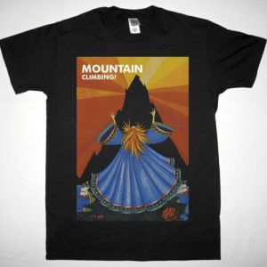MOUNTAIN CLIMBING! 1970 NEW BLACK T SHIRT