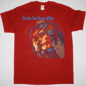 TEN YEARS AFTER SSSSH 1969 NEW RED T SHIRT