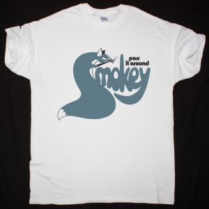 SMOKIE PASS IT AROUND 1975'S SMOKEY NEW WHITE T-SHIRT