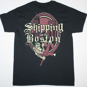 DROPKICK MURPHYS SHIPPING UP TO BOSTON NEW BLACK T SHIRT