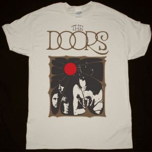 THE DOORS CONCERT POSTER NEW NATURAL T-SHIRT
