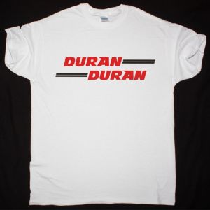DURAN DURAN 1981 LOGO NEW WHITE T-SHIRT