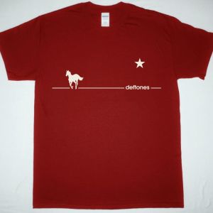 DEFTONES WHITE PONY LINE NEW RED T SHIRT