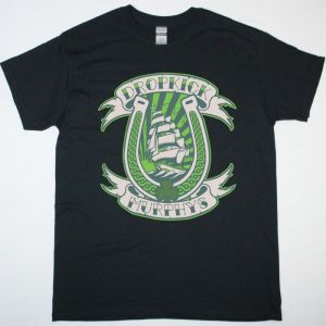 DROPKICK MURPHYS HORSESHOE NEW BLACK T SHIRT