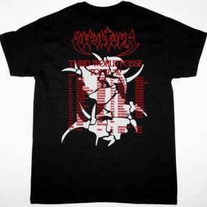SEPULTURA THIRD WORLD POSSE TOUR 1992 NEW BLACK T SHIRT