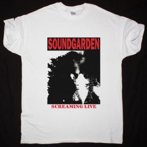 SOUNDGARDEN SCREAMING LIVE NEW WHITE T SHIRT