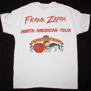 FRANK ZAPPA YOU ARE WHAT YOU IS NORTH AMERICAN TOUR NEW WHITE T-SHIRT