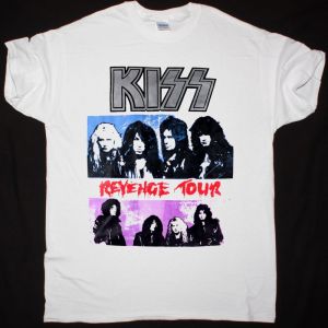 KISS REVENGE TOUR NEW WHITE T-SHIRT