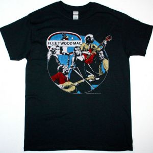 FLEETWOOD MAC TUSK TOUR NEW BLACK T-SHIRT