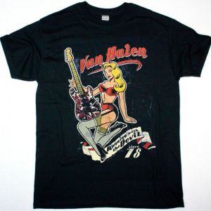 VAN HALEN RUNNING WITH THE DEVIL NEW BLACK T SHIRT