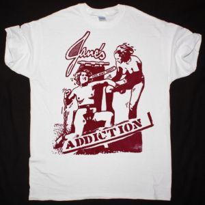 JANE'S ADDICTION  ITZ  MY PARTY NEW WHITE T SHIRT