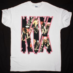 KIX BLOW MY FUSE TOUR NEW WHITE T-SHIRT