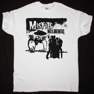 MISFITS WALK AMONG US VINTAGE NEW WHITE T-SHIRT