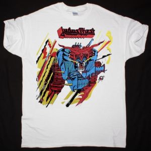 JUDAS PRIEST DEFENDERS OF THE FAITH NEW WHITE T-SHIRT