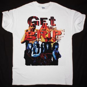 AEROSMITH GET A GRIP NEW WHITE TSHIRT