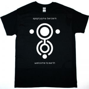 APOPTYGMA BERZERK WELCOME TO EARTH NEW BLACK T-SHIRT