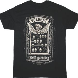 VOLBEAT STILL COUNTING NEW BLACK T-SHIRT