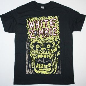 WHITE ZOMBIE MONSTER YELL NEW BLACK T SHIRT