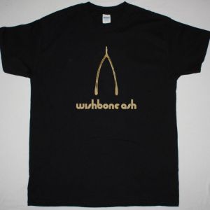 WISHBONE ASH WISHBONE NEW BLACK T SHIRT