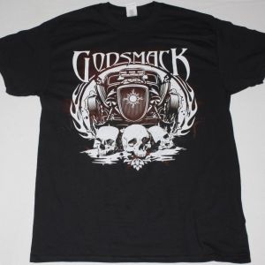 GODSMACK 1000HP HOT ROD NEW BLACK T SHIRT