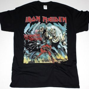 IRON MAIDEN THE NUMBER OF THE BEAST NEW BLACK T SHIRT